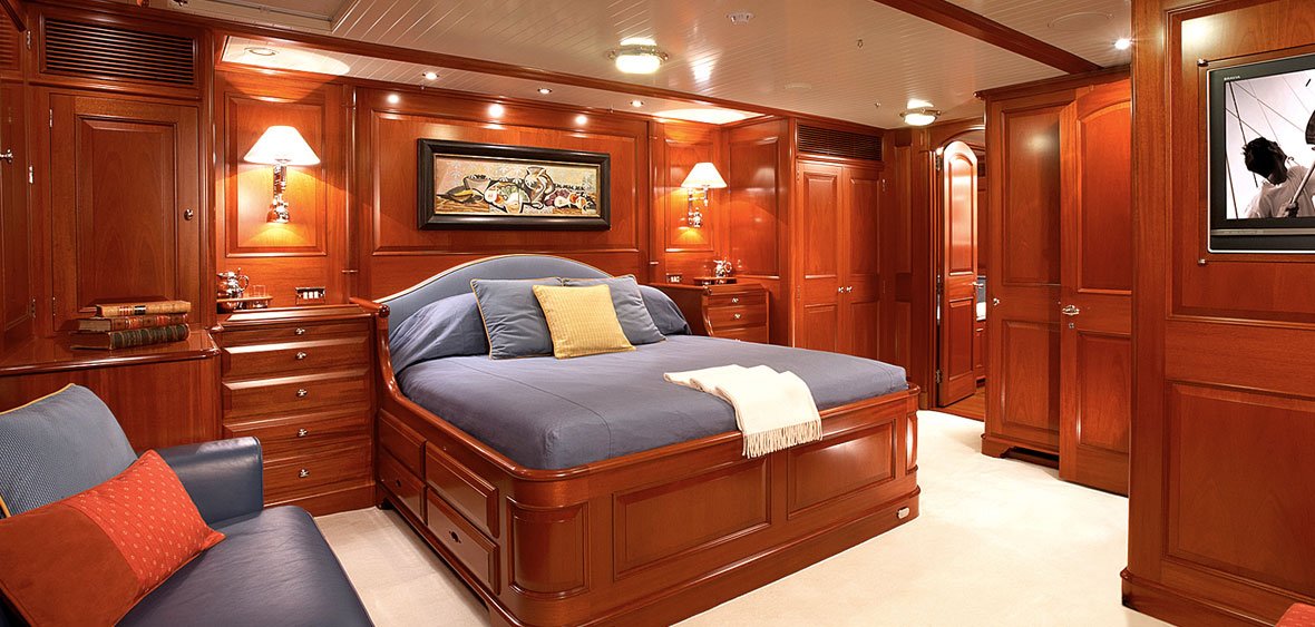 Intérieur du yacht Royal Huisman Meteor