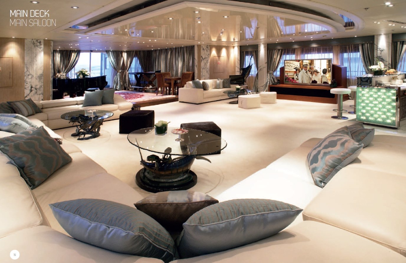 yacht Moonlight intérieur