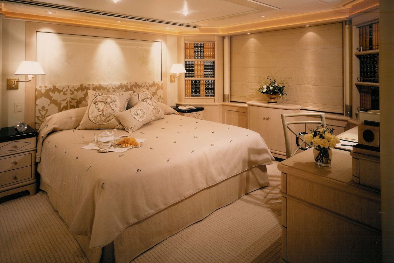 Interior del yate Feadship Ostar