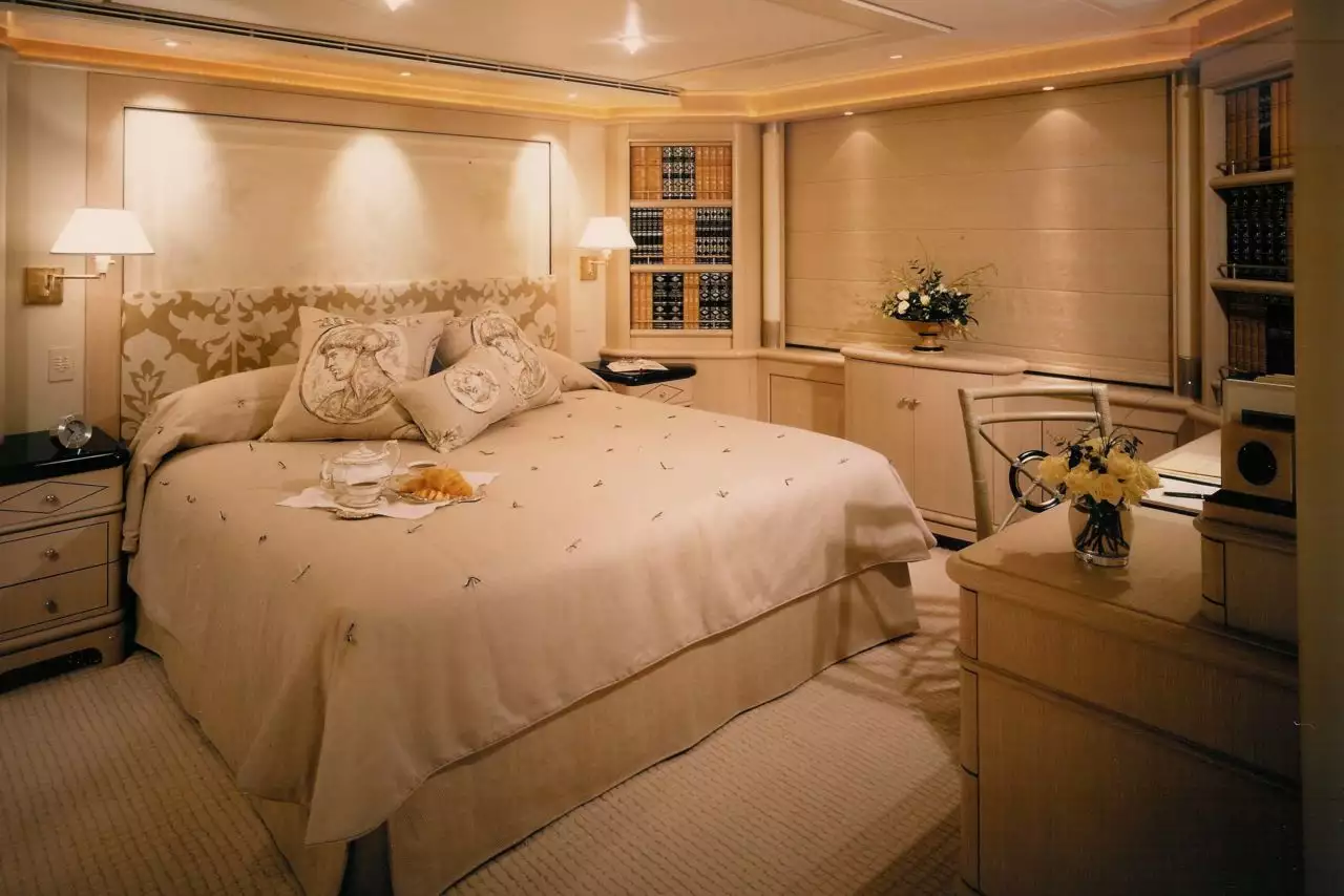 Interior del yate Feadship Ostar