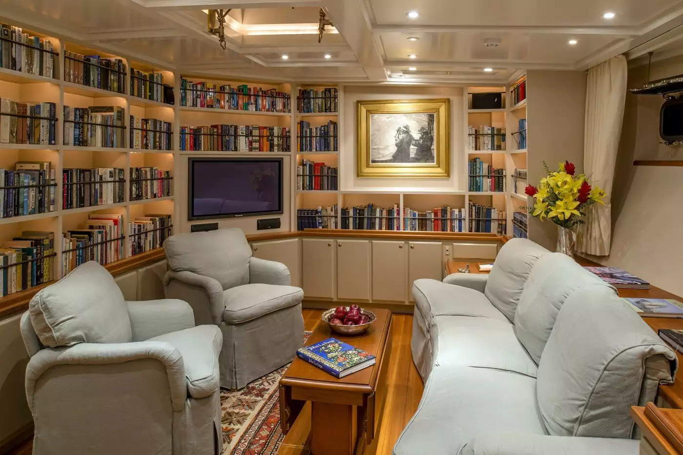 yacht Rebecca intérieur