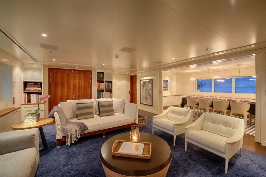 senses yacht interior