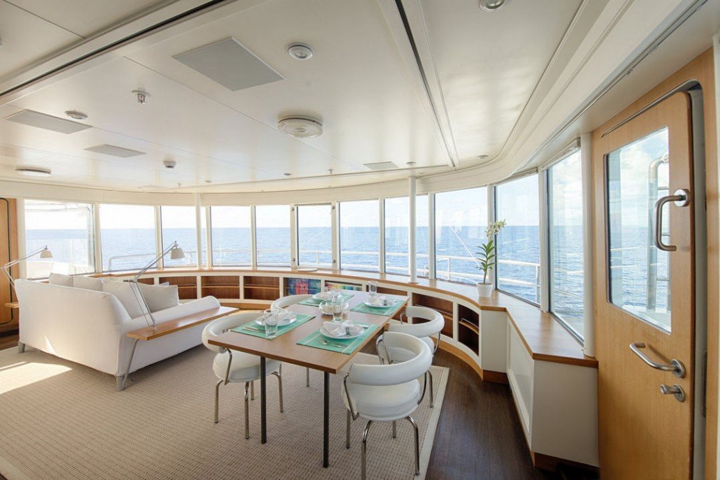 senses yacht interior