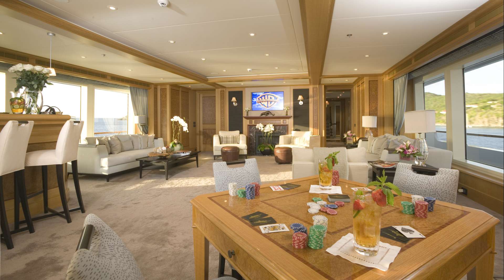 Interior del yate Feadship Utopia