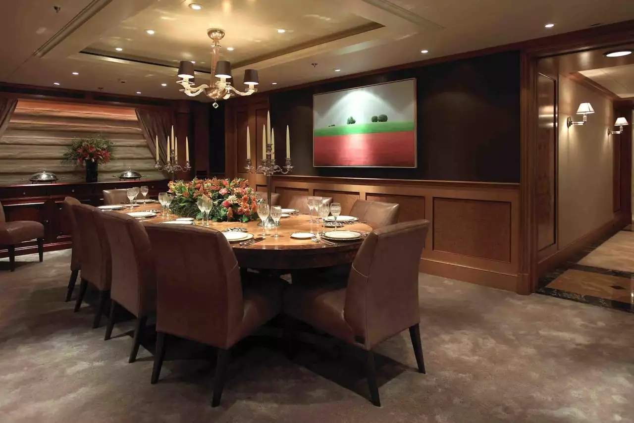 Interno dell'utopia dell'yacht di Feadship