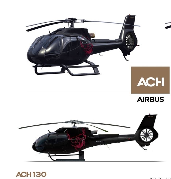 Elicottero Airbus ACH130 Black Legend