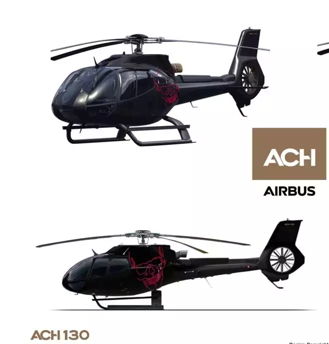 Airbus ACH130 Hubschrauber Black Legend