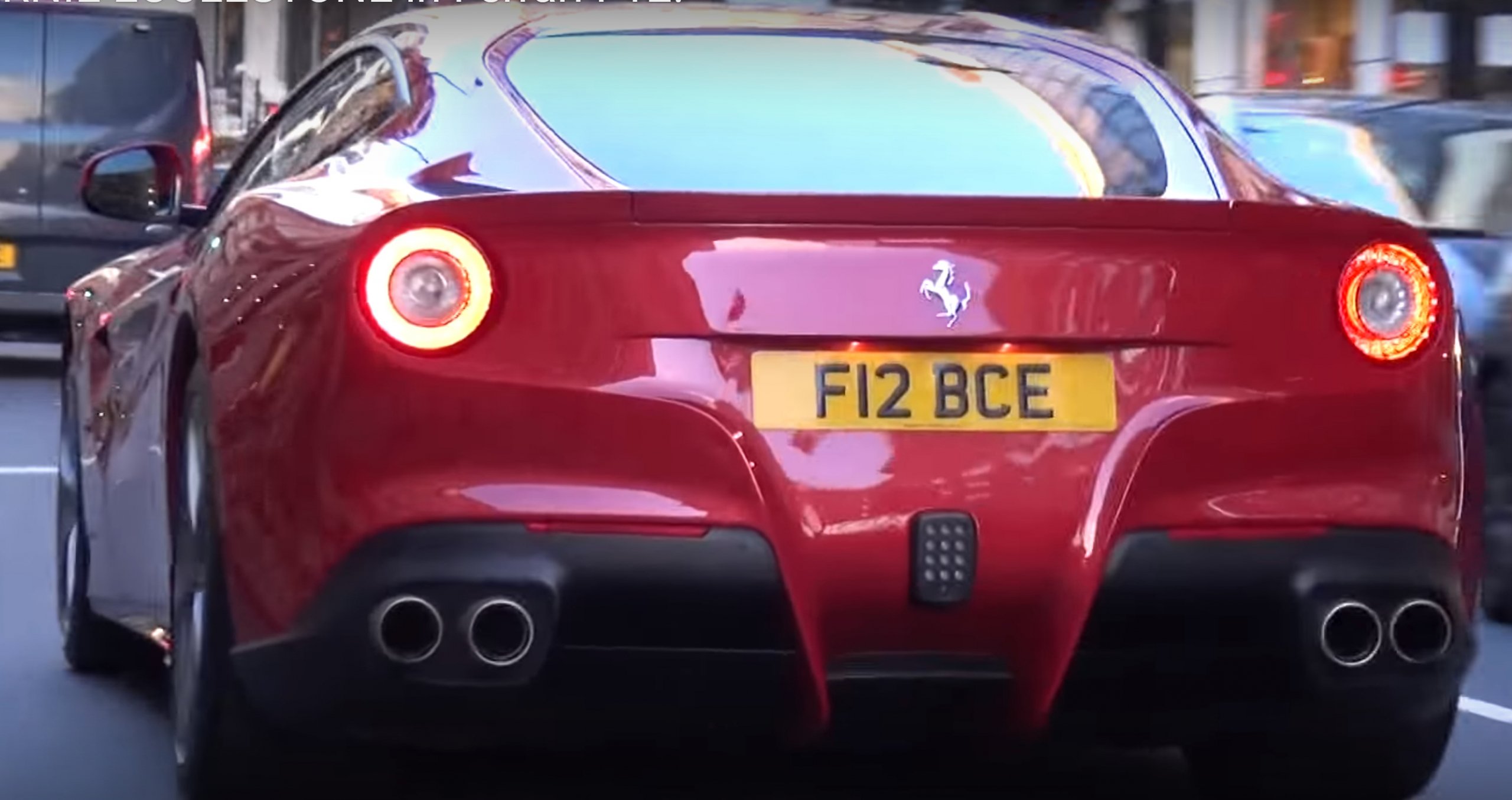 Bernie Ecclestone Ferrari F12