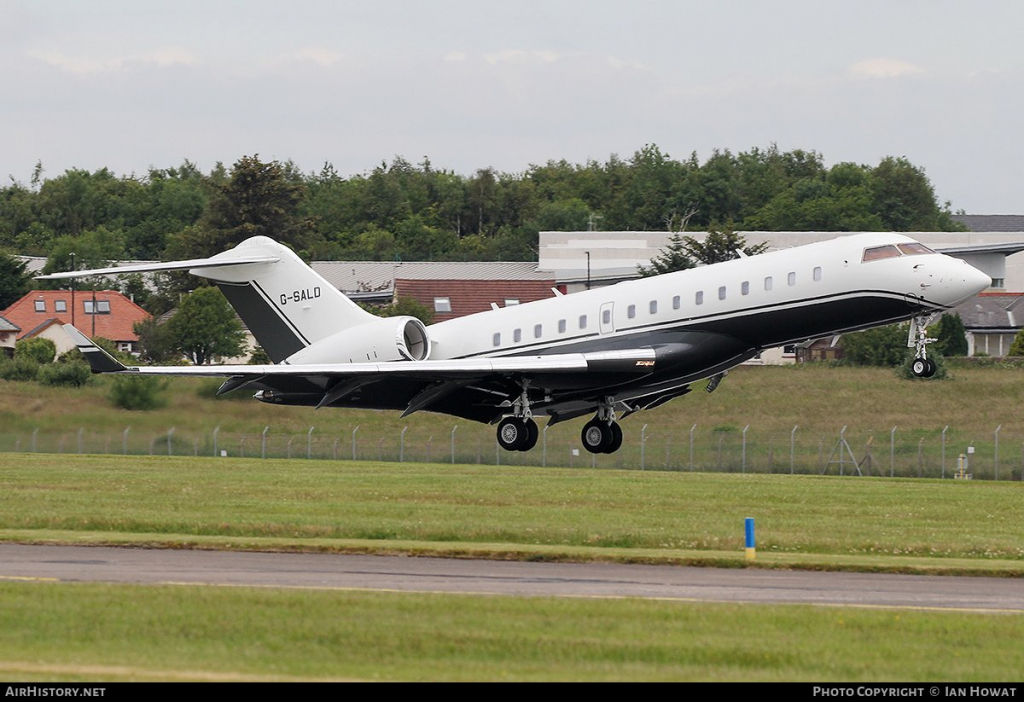 Jet privé G-SALD Global 6000 Lloyd Dorfman