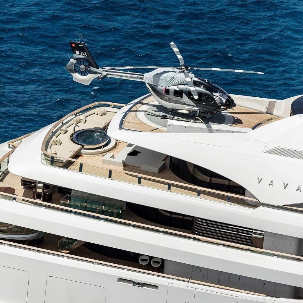 VAVA II Yacht • Ernesto Bertarelli 150 Million Superyacht