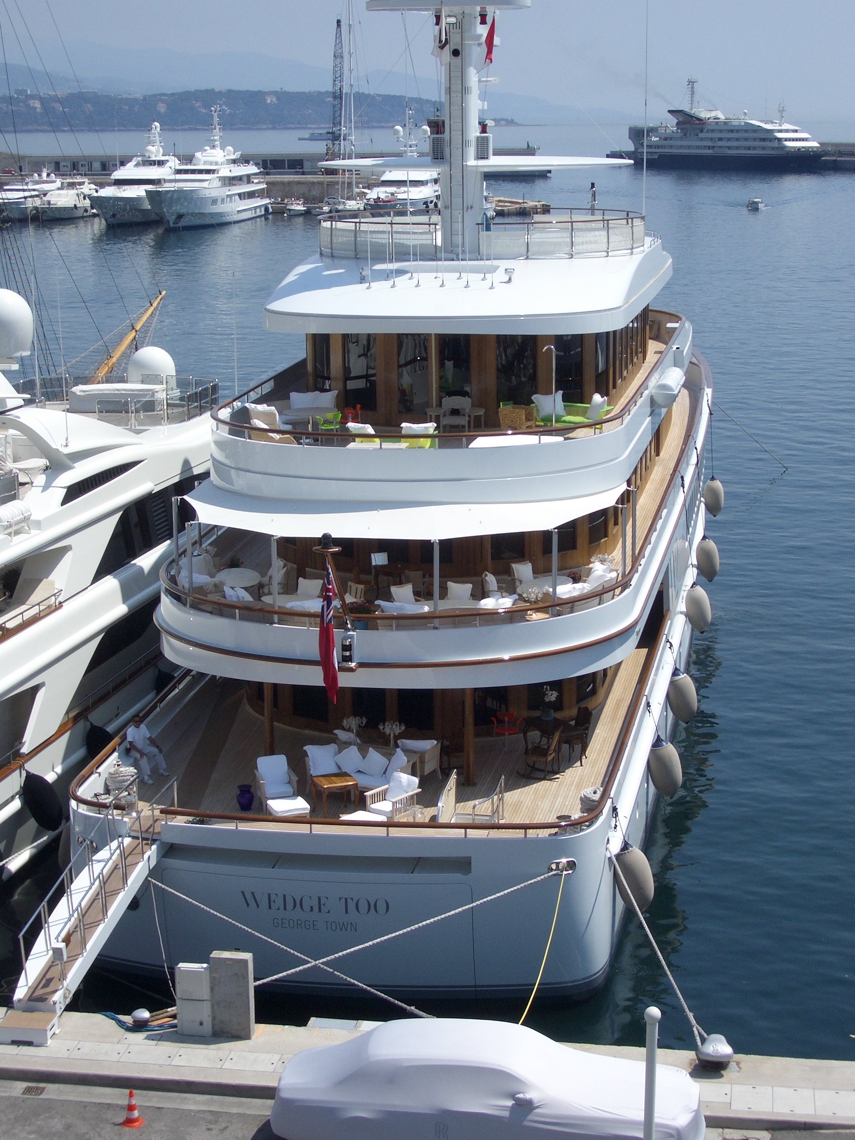 superyacht wedge too owner