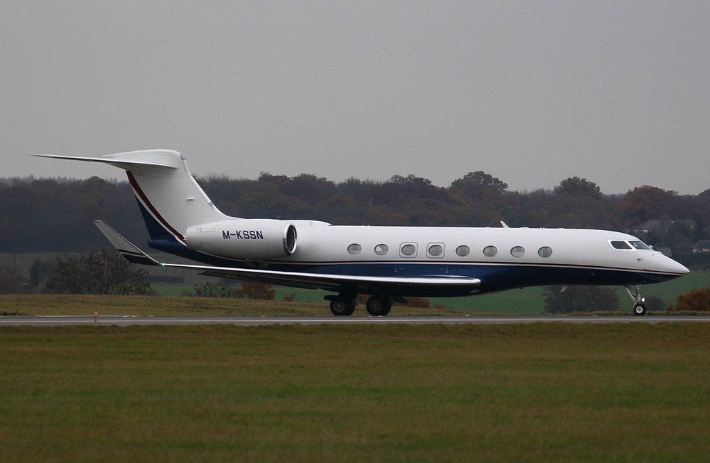 M-KSSN G650 Sawiris jet