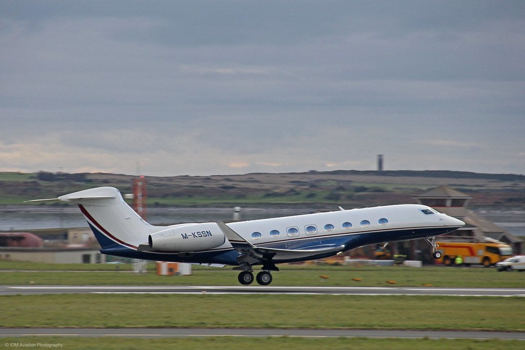 M-KSSN G650 Sawiris jet