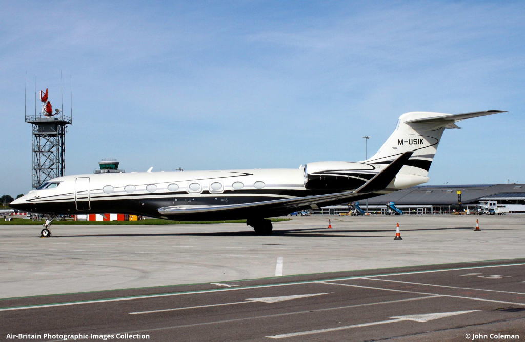 M-USIK G650 Sawiris Privatjet