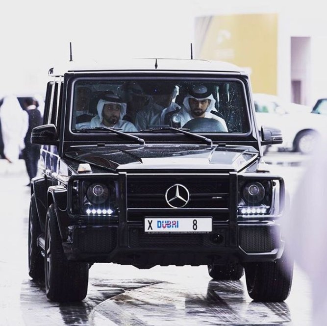 Coche del Príncipe Mansoor bin Mohammed al Maktoum