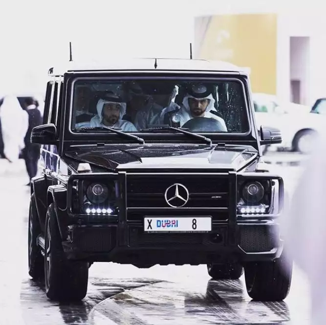 Автомобиль принца Мансура бин Мохаммеда аль-Мактума
