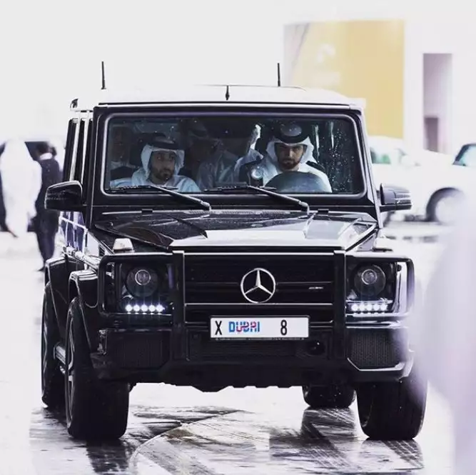 Prince Mansoor bin Mohammed al Maktoum car