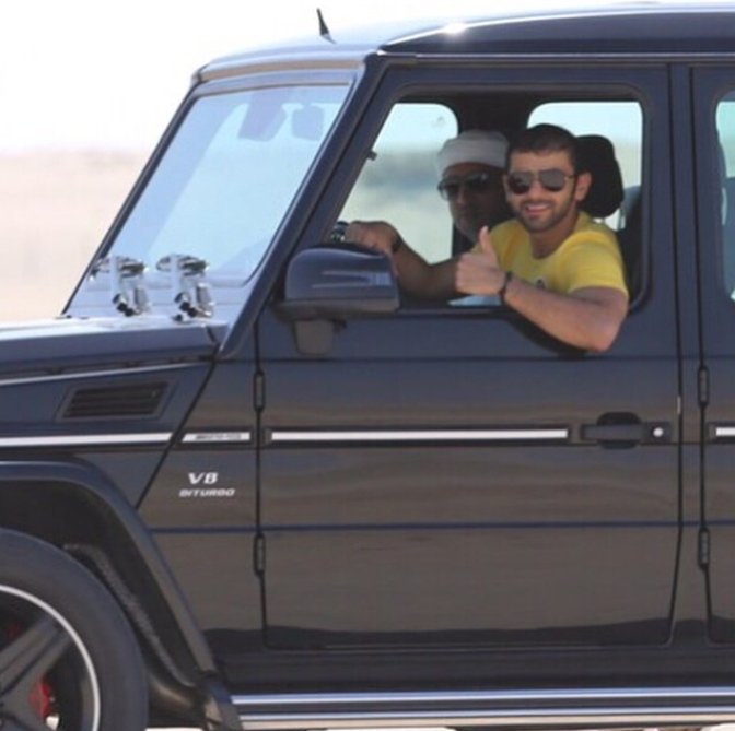 Auto del principe Mansoor bin Mohammed al Maktoum