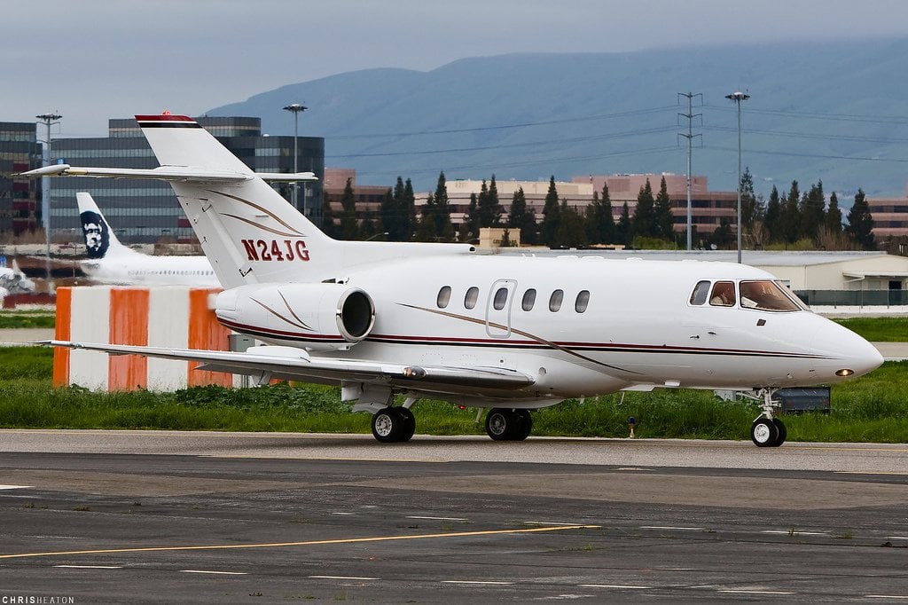 Jet privado N24JG Dassault Falcon Jeff Gordon