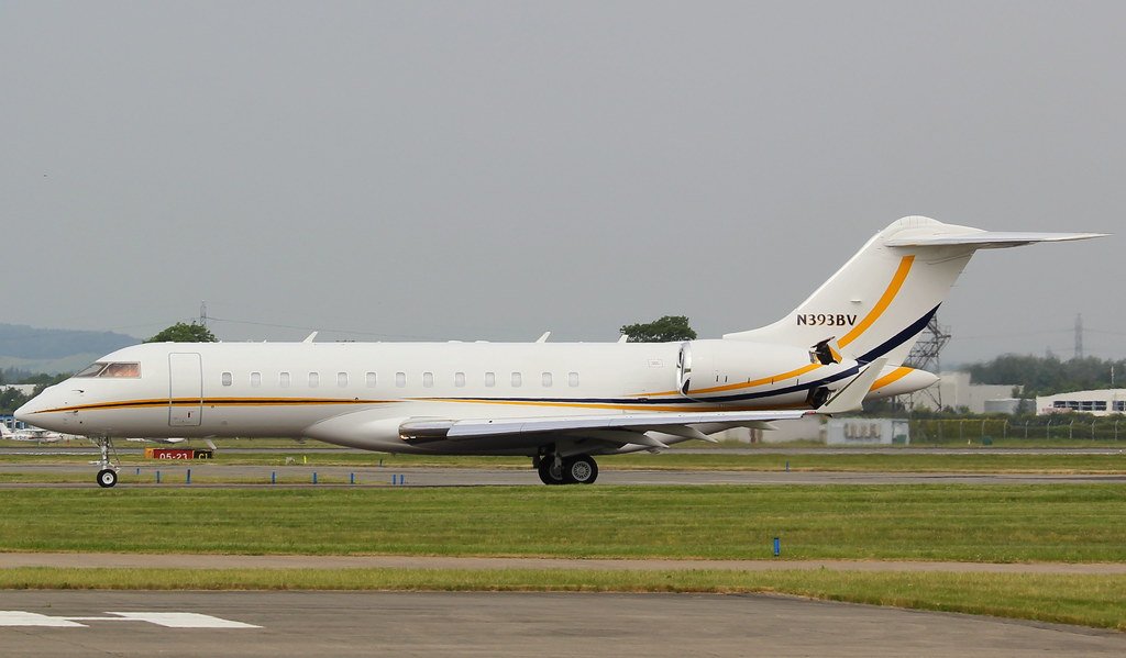 N393BV Bombardier Global 6000 Барри Диллер