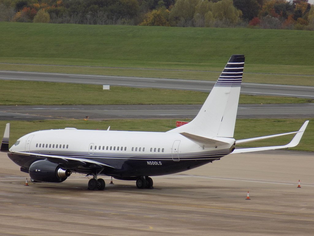 N500LS B737 BBJ  Leslie Wexner