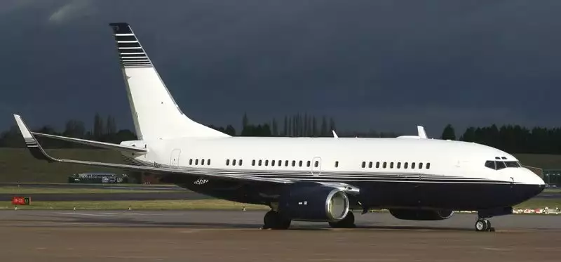 N500LS B737 BBJLeslie Wexner