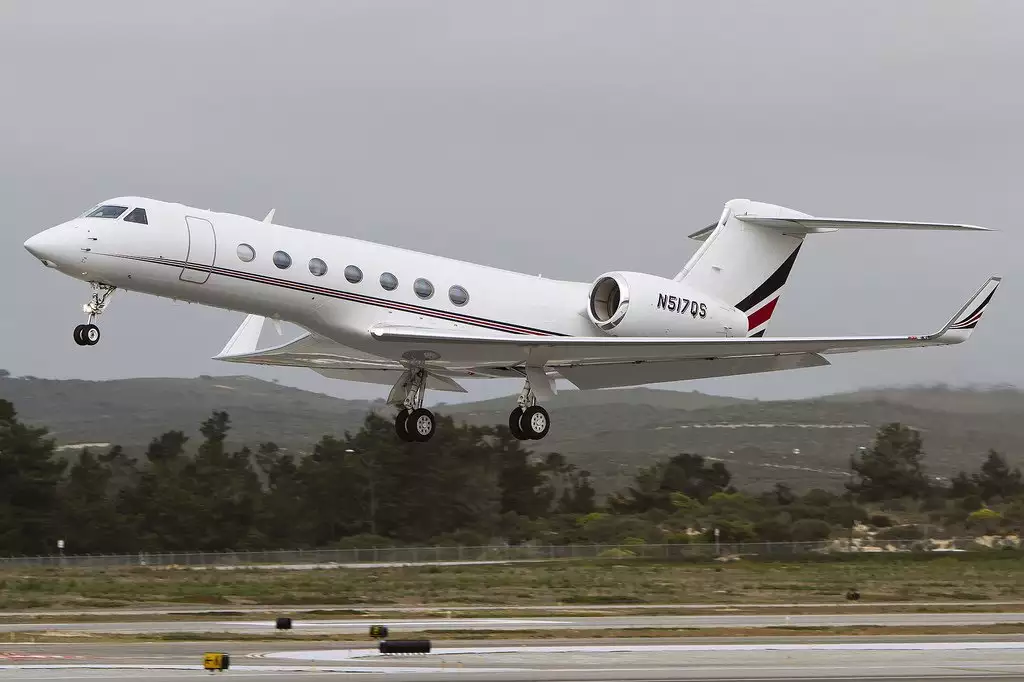 N517QS G550 Тайгер Вудс