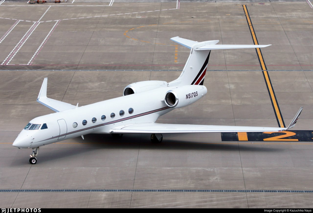 N517QS G550 Tiger Woods