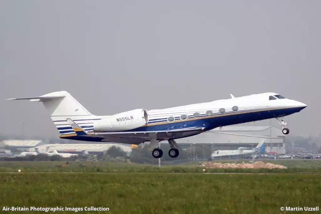 N555LR Gulfstream GIV JR Ridinger privéjet