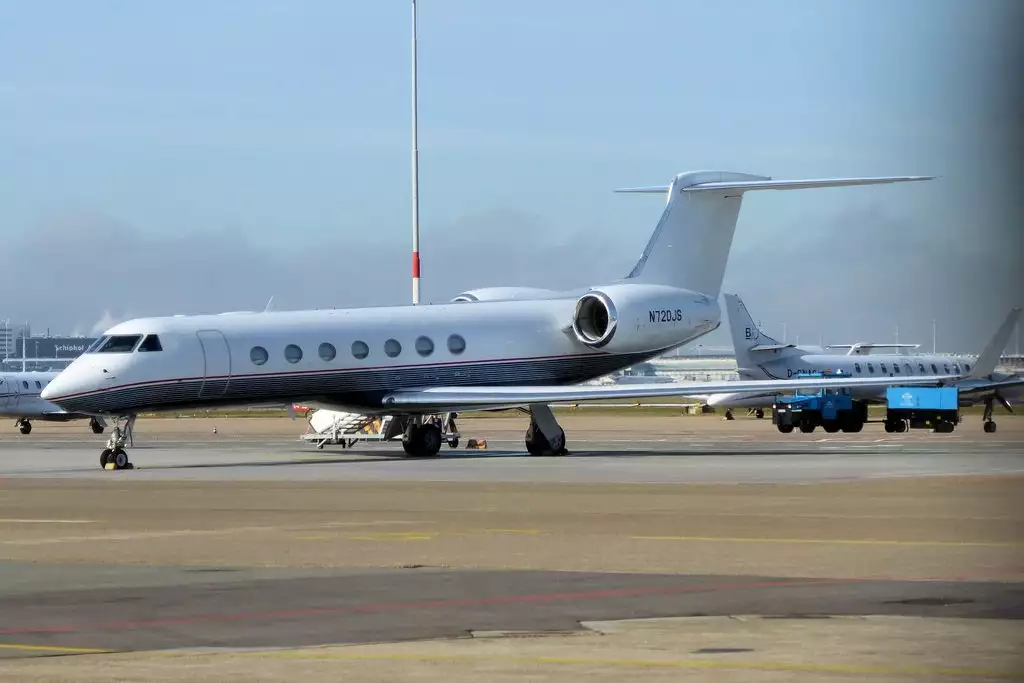 N720JS G550 Реактивный самолет Шоттенштейна