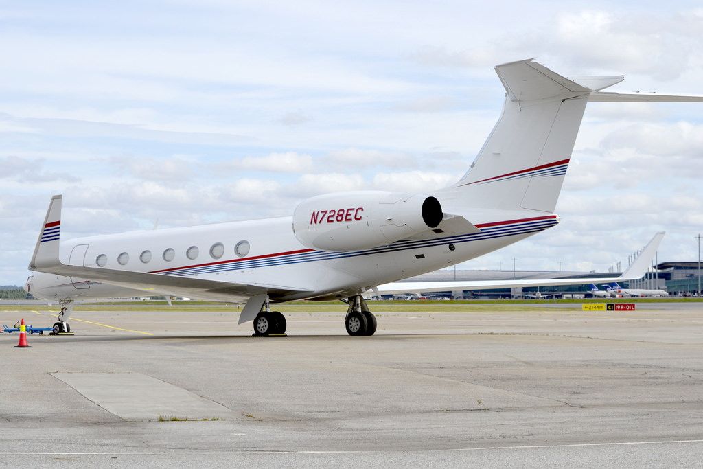 N728EC Gulfstream G550 Gary Chouest özel jet