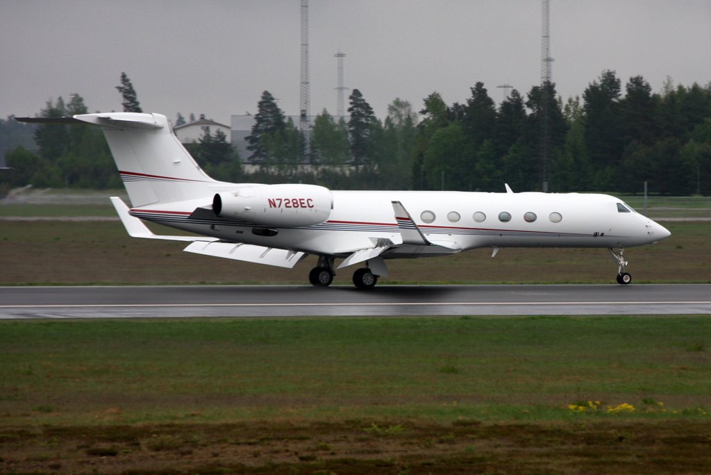 N728EC Gulfstream G550 Gary Chouest jet privato