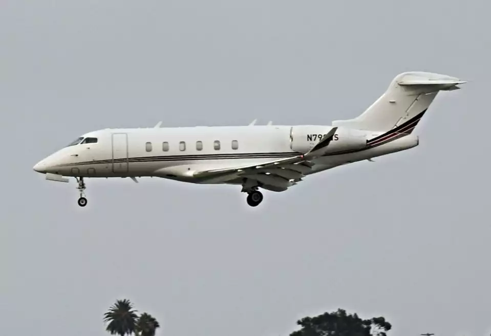 N799QS Bombardier Jerry Seinfeld privéjet