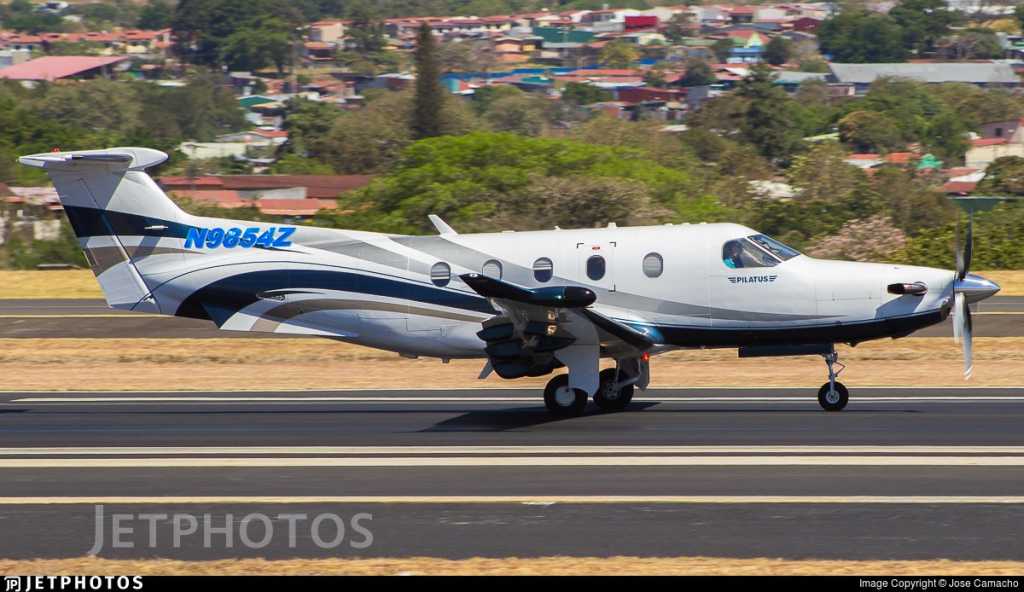 N9854Z Pilatus PC12 Рэймонд Крейг