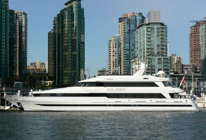 NOVA SPIRIT Yacht • Trinity • 1999 • Besitzer Jim Pattison