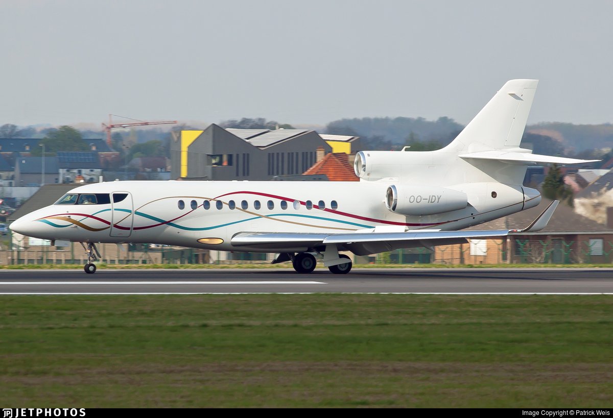 OO-IDY Falcon 7X إبراجيموف