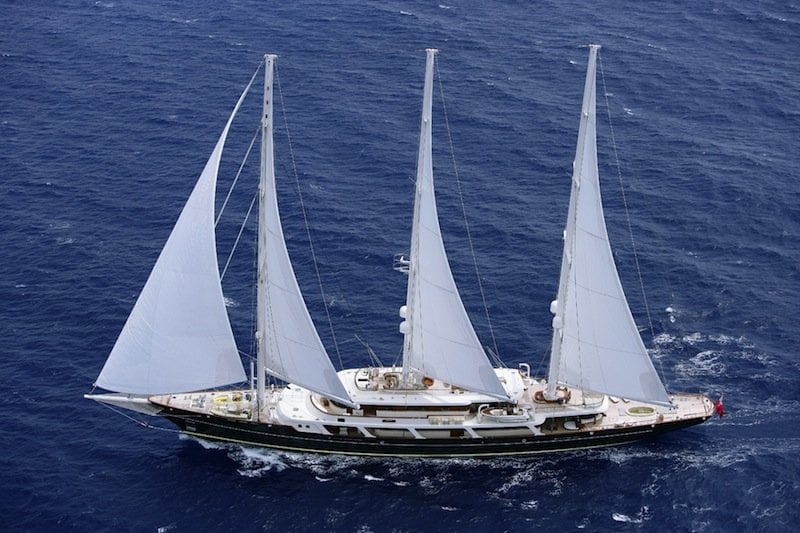 Yacht a vela EOS • Lurssen • 2006 • Proprietario Barry Diller