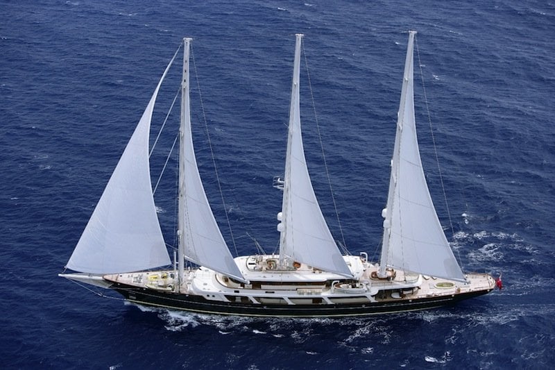 Yate de vela EOS • Lurssen • 2006 • Propietario Barry Diller