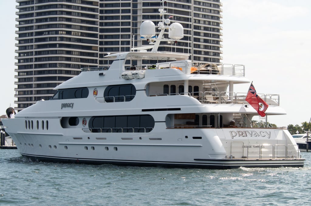 Tiger Woods yacht Privacy