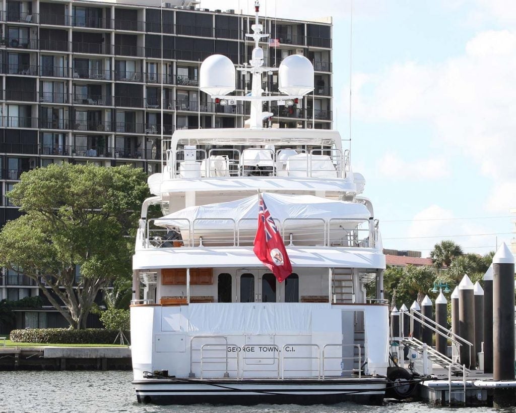 Tiger Woods yacht Privacy