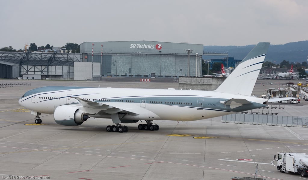 VP-CAL B777 BBJ Мохаммед бин Фахд 