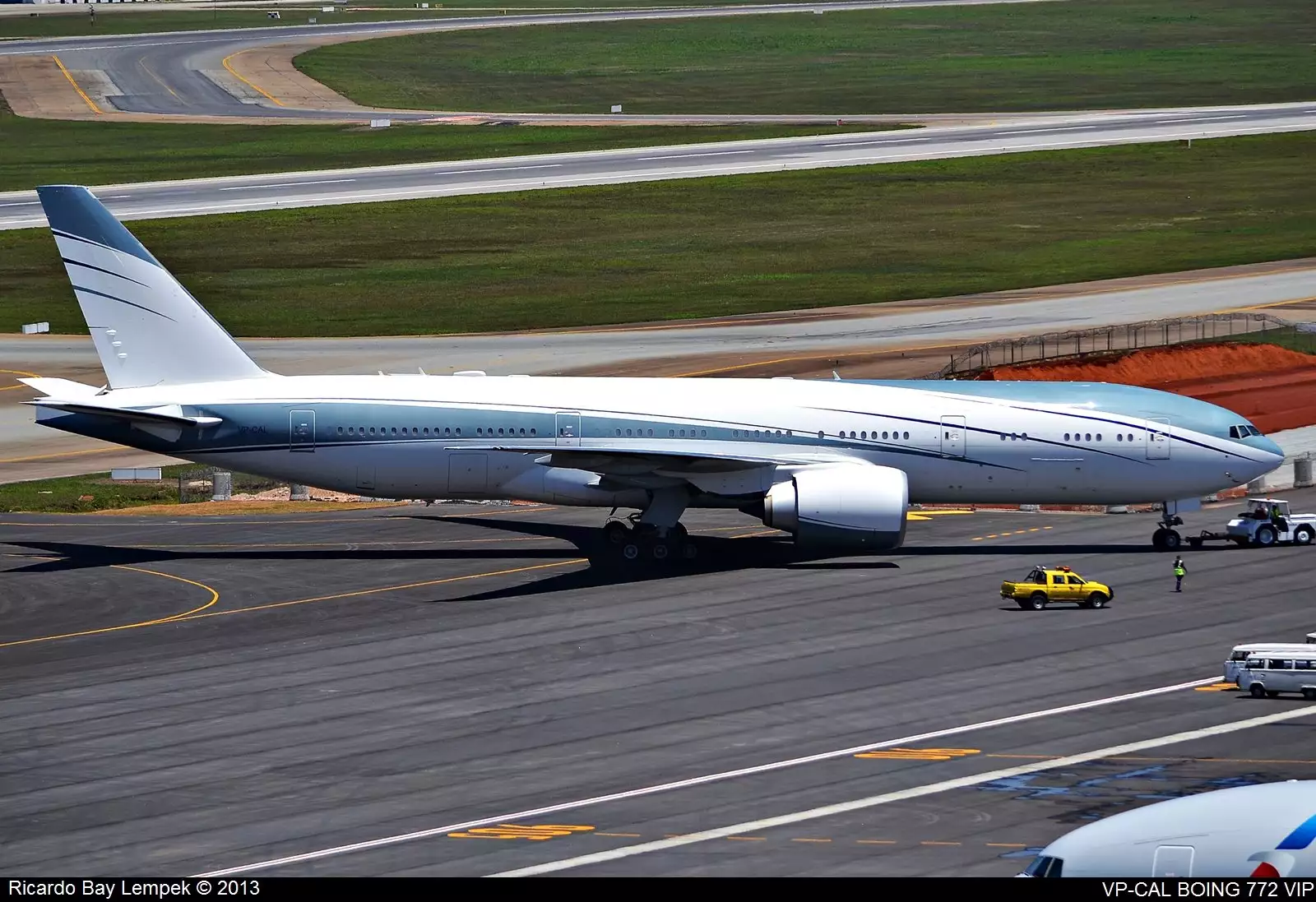 VP-CAL B777 BBJ Prince Mohammed bin Fahd al Saud