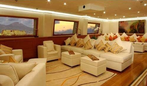 sailing yacht M5 interior