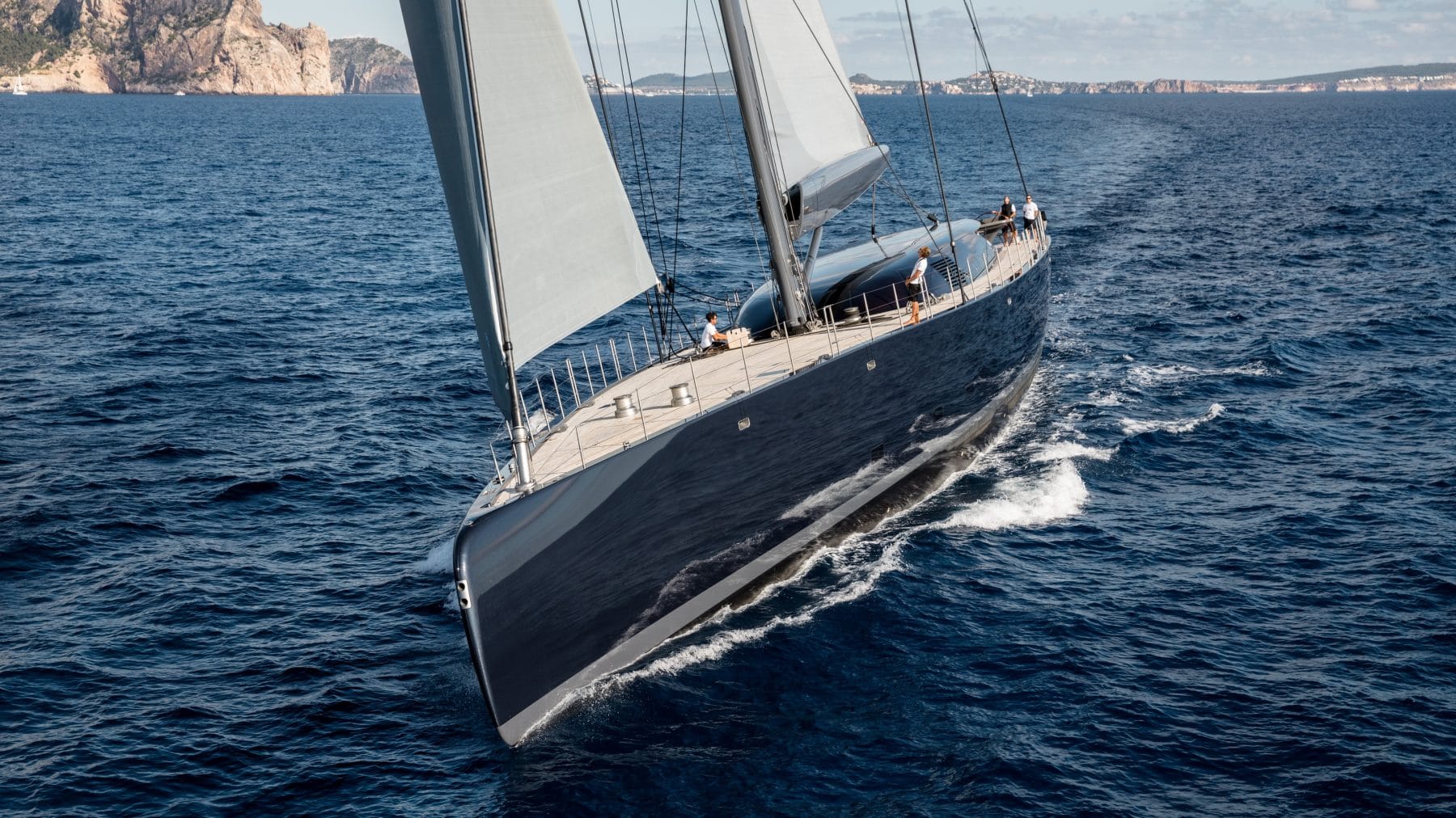 Yacht a vela NGONI • Royal Huisman • 2017 • Proprietario Tony Buckingham