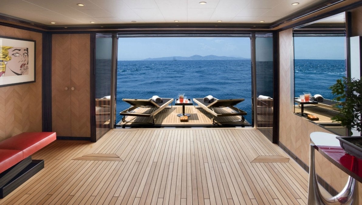 yacht Alfa Nero intérieur