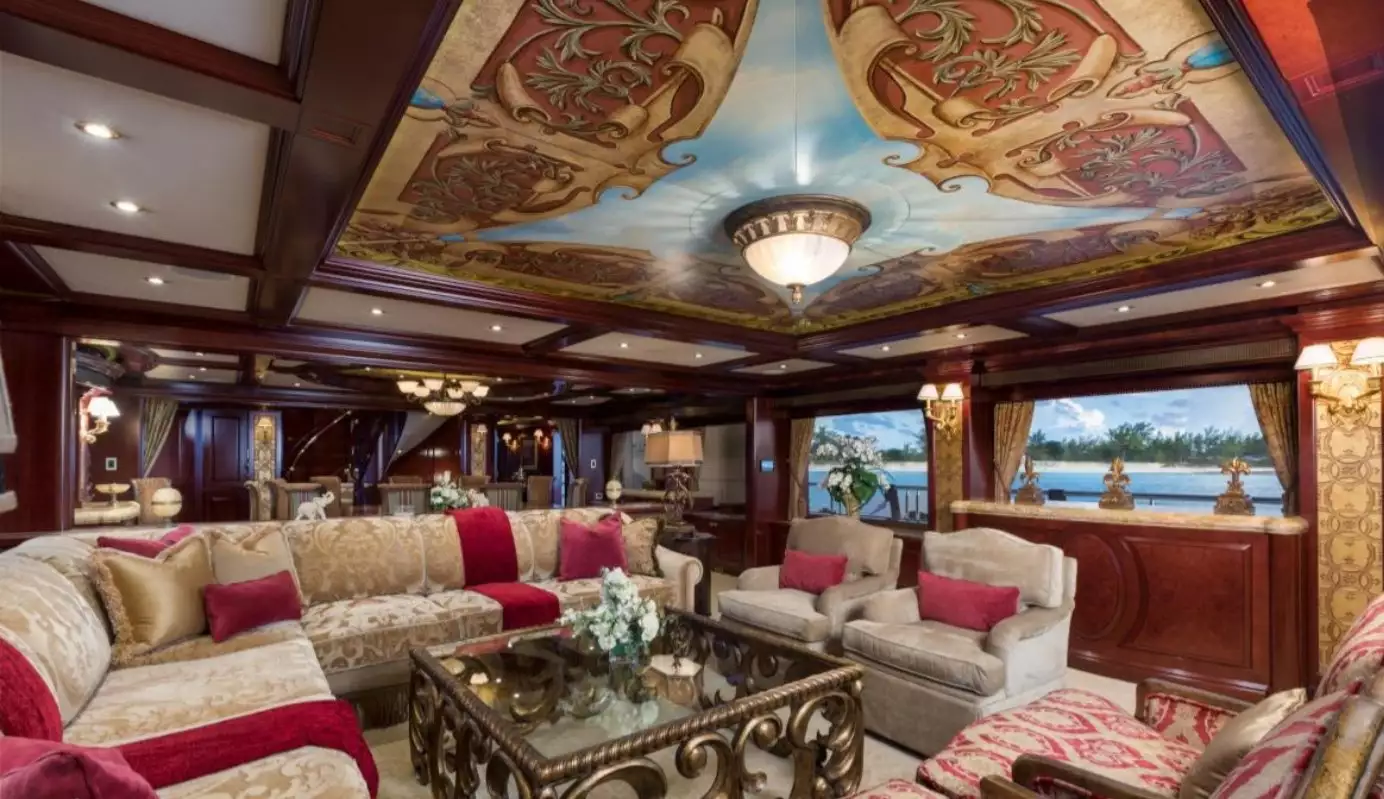 Trinity yacht TCB interior