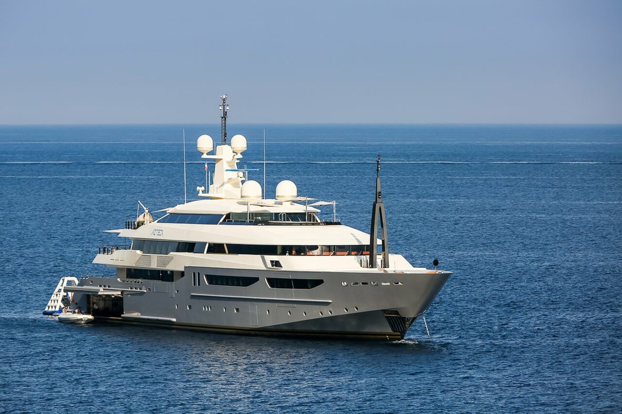 ARBEMA Yacht • (ex AZTECA) • CRN Spa • 2010 • Owner Ricardo Salinas Pliego