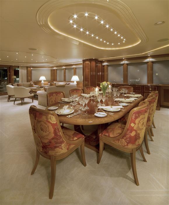 yacht VALINOR interior