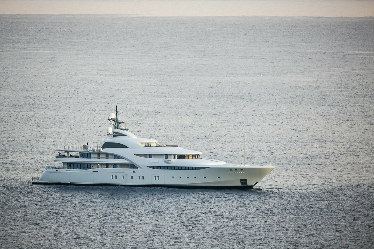 GRACEFUL Yacht • Blohm Voss • 2014 • 82m • Propriétaire Vladimir Poutine