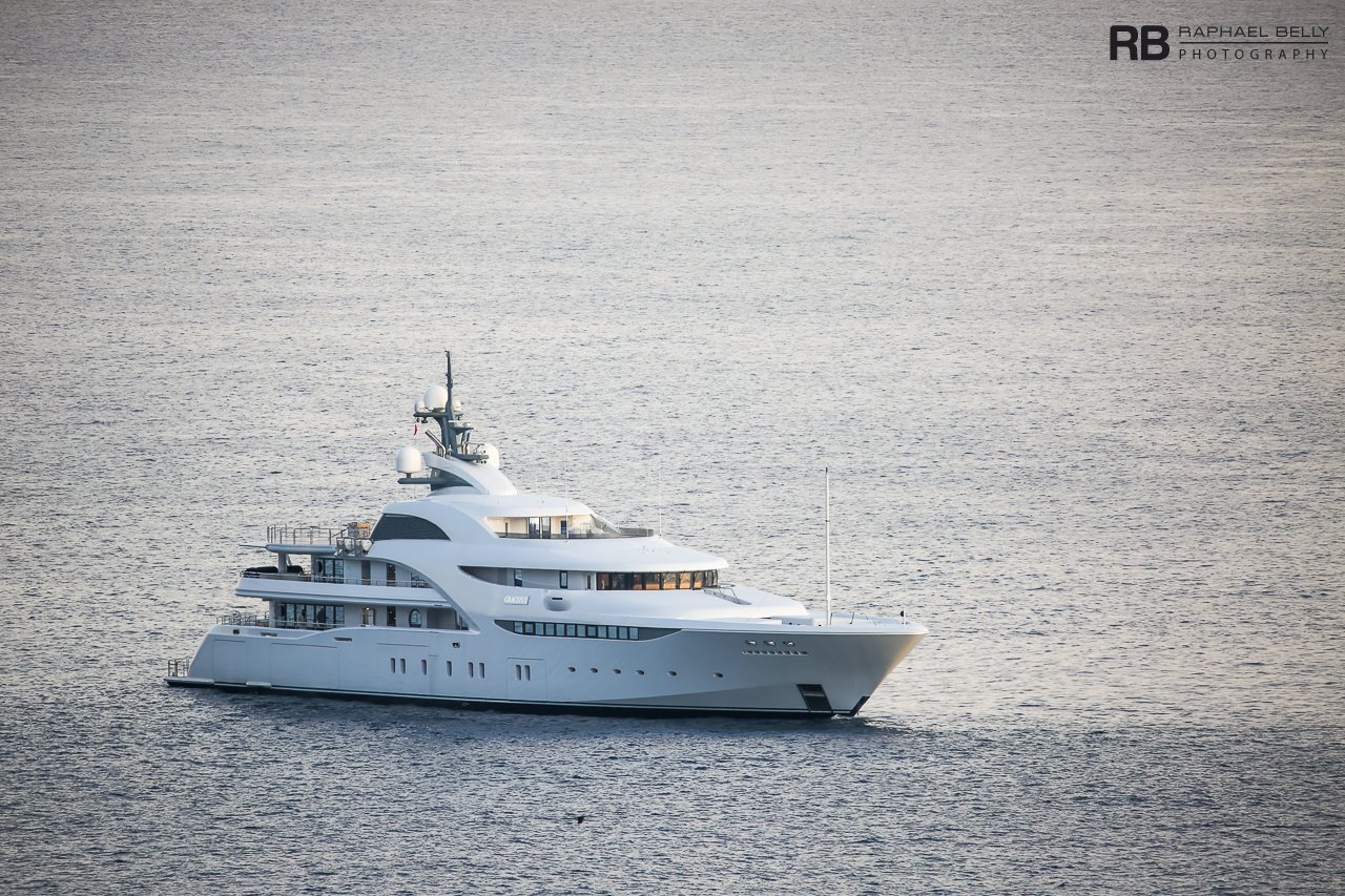 GRACEFUL Yacht • Blohm Voss • 2014 • 82m • Propriétaire Vladimir Poutine